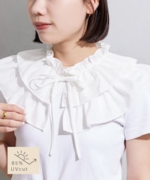 3coins | UVフリルネックカバー(ファッション雑貨)