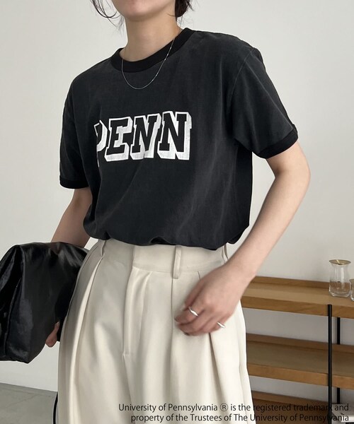 CAPRICIEUX LE'MAGE(カプリシューレマージュ)の「〈GOOD ROCK SPEED〉PENNSYLVANIA Tシャツ(Tシャツ/カットソー・レディース・ブラック・F)」の1枚目の写真
