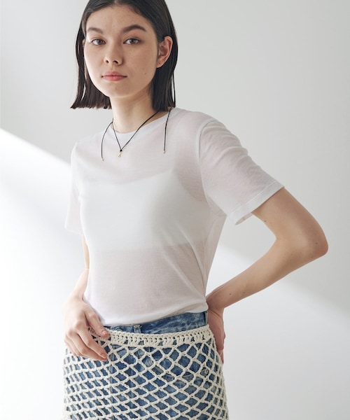 Whim Gazette（ウィムガゼット）の「シアーストレッチプルオーバー（T