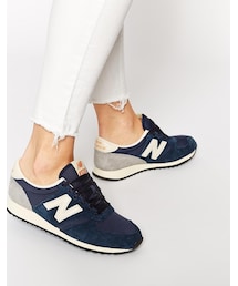 NEW BALANCE | New Balance 420 Navy Vintage Trainers(スニーカー)