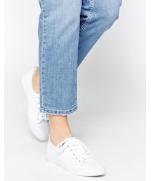 asos | ASOS DAGNALL Canvas Lace Up Trainers(スニーカー)