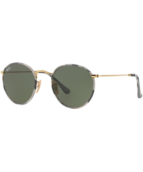 Ray-Ban RB3447JM 169 Gold Round Brown 50-21-145 Non