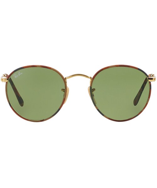 Ray-Ban（レイバン）の「Ray-Ban Sunglasses, RAY-BAN RB3447JM 50 ROUND METAL（サングラス・メンズ・GREY WHITE/GREEN/BROWN GREEN/GREEN/GREEN BROWN/BROWN）」の2枚目の写真