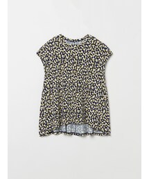 three dots（スリードッツ）の「トラベルライン ドレープTシャツ（その他）」