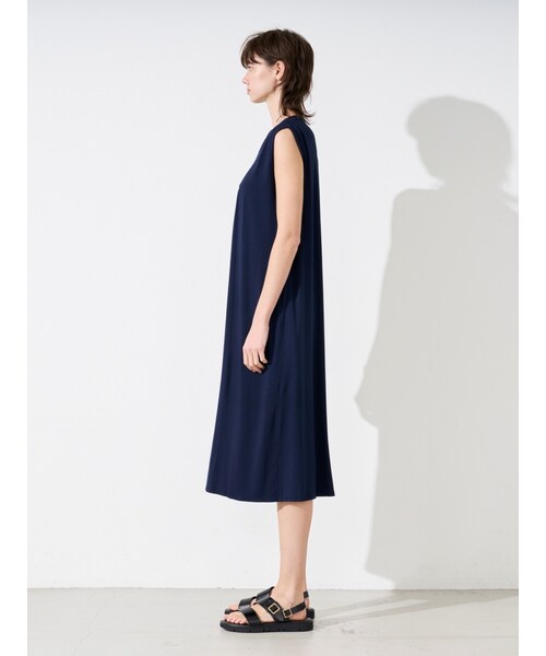 スリードッツ three dots トラベルライン ワンピース サマードレス Travel line dress｜スリードッツ オフィシャルオンラインショップ