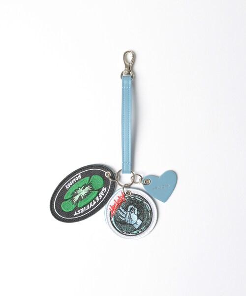 HOLIDAY LEATHER KEYCHARM