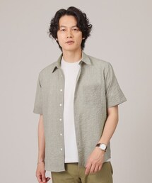 TAKEO KIKUCHI（タケオキクチ）の「【Sサイズ～】リップル小花チェック シャツ（トップス・メンズ）」