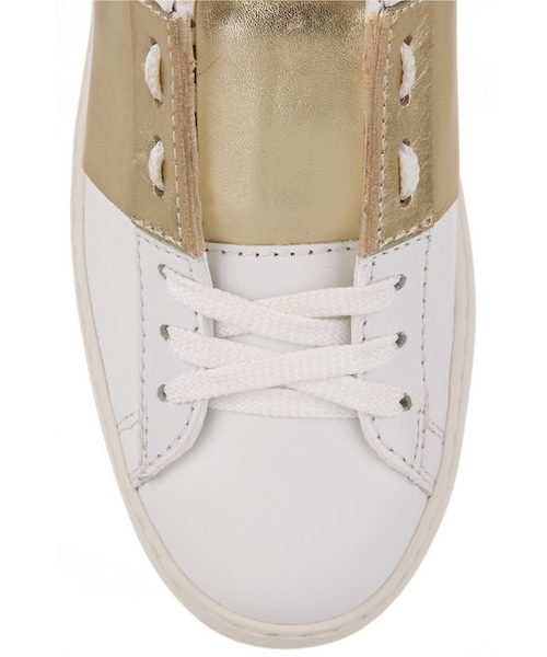VALENTINO（ヴァレンティノ）の「Valentino Metallic-paneled leather sneakers（スニーカー・レディース・White・IT38/IT36/IT36.5/IT39.5/IT37/IT37.5/IT38.5/IT40/IT39/IT35）」の6枚目の写真