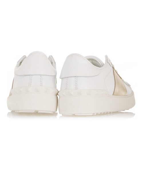 VALENTINO（ヴァレンティノ）の「Valentino Metallic-paneled leather sneakers（スニーカー・レディース・White・IT38/IT36/IT36.5/IT39.5/IT37/IT37.5/IT38.5/IT40/IT39/IT35）」の5枚目の写真