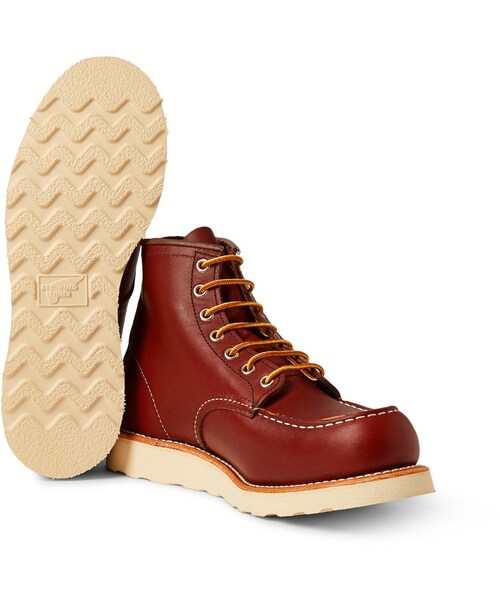 RED WING SHOES（レッドウィング）の「Red Wing Shoes Rubber-Soled Leather Boots（ブーツ・メンズ・Burgundy・UK 6 (US 7)/UK 7 (US 8)/UK 7.5 (US 8.5)/UK 8 (US 9)/UK 8.5 (US 9.5)/UK 9 (US 10)/UK 9.5 (US 10.5)/UK 10 (US 11)/UK 10.5 (US 11.5)/UK 11 (US 12)/UK 12 (US 13)）」の4枚目の写真