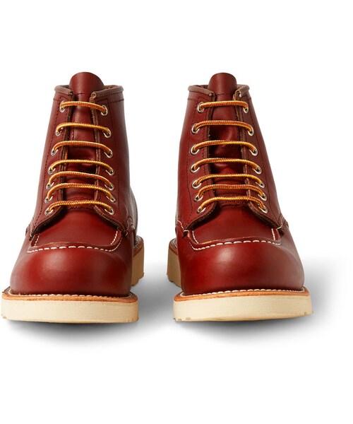 RED WING SHOES（レッドウィング）の「Red Wing Shoes Rubber-Soled Leather Boots（ブーツ・メンズ・Burgundy・UK 6 (US 7)/UK 7 (US 8)/UK 7.5 (US 8.5)/UK 8 (US 9)/UK 8.5 (US 9.5)/UK 9 (US 10)/UK 9.5 (US 10.5)/UK 10 (US 11)/UK 10.5 (US 11.5)/UK 11 (US 12)/UK 12 (US 13)）」の3枚目の写真