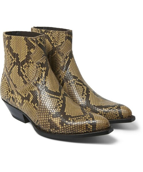 Saint Laurent（サンローラン）の「Saint Laurent Python Cowboy Boots