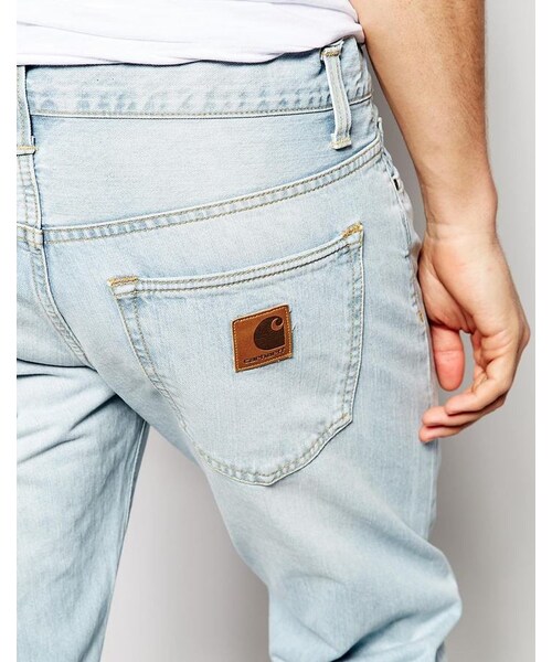 Carhartt（カーハート）の「Carhartt Buccaneer Jeans Tapered Fit（デニムパンツ・メンズ・blue・W30 L32/W28 L32/W32 L32/W34 L32/W36 L32/W38 L32）」の2枚目の写真