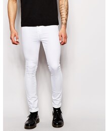 DR.DENIM | Dr Denim Jeans Plenty Spray On Super Skinny White(デニムパンツ)