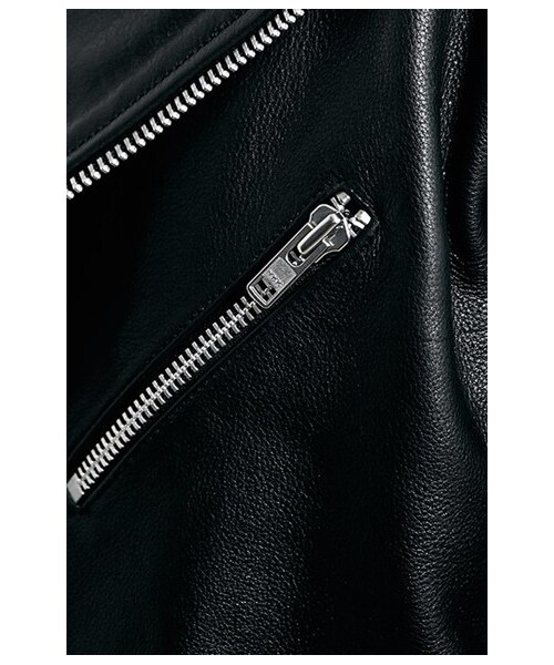 TOPMAN（トップマン）の「Topman Black Leather Biker Jacket 