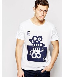 EVISU（エヴィス）の「Evisu T-Shirt Chin Chin Geo Camo Print（T