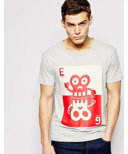 EVISU（エヴィス）の「Evisu T-Shirt Chin Chin Geo Camo Print（T