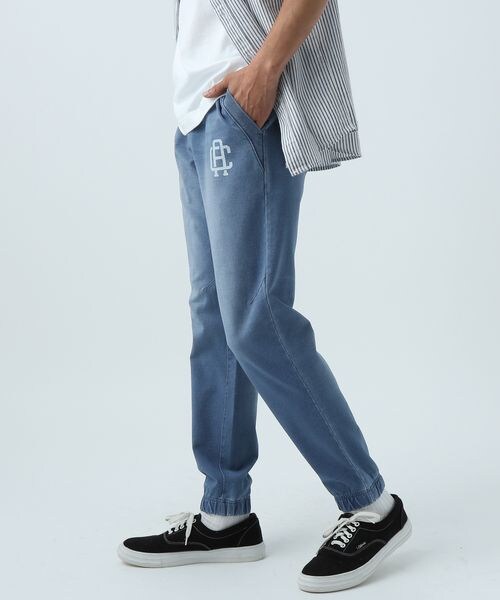 BAYFLOW（ベイフロー）の「インディゴスウェットパンツ（その他・ライトブルー83/ダークブルー86・M/L）」の2枚目の写真