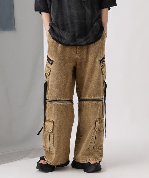 HARE（ハレ）の「2WAY-ZIPカーゴデニムパンツ（）」 - WEAR