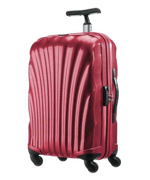 Samsonite(サムソナイト)の「Samsonite 'Cosmolite' Rolling Hard Shell Suitcase (33 Inch)(スーツケース/キャリーバッグ・Red/Black/Silver・22"W x 31 1/2"H x 12"D.)」の2枚目の写真
