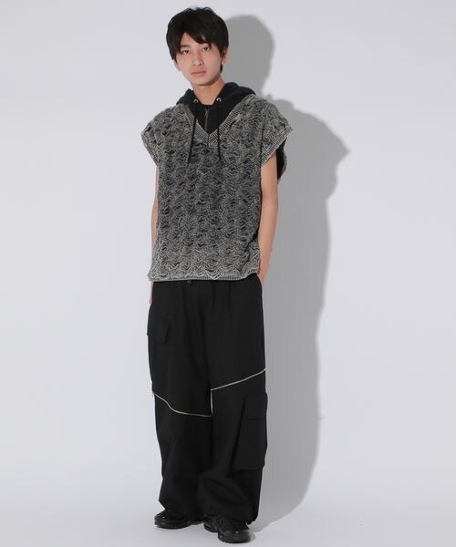 PAGEBOY（ページボーイ）の「Anui/アシメZIPパラシュートパンツ