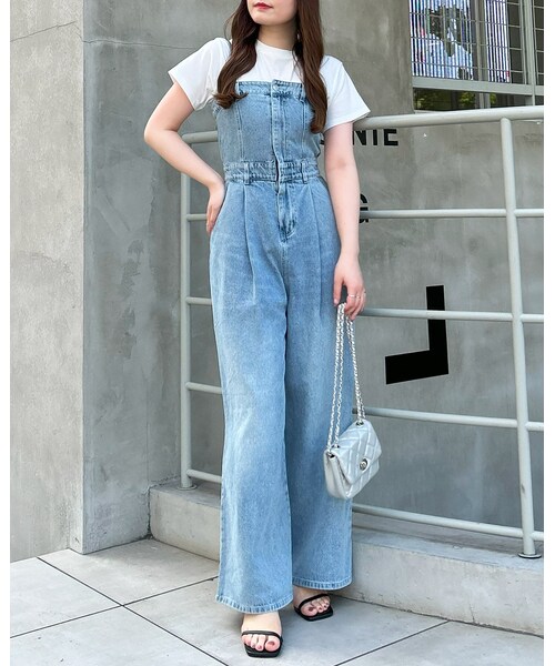 INGNI（イング）の「デニムサロペット（）」 - WEAR