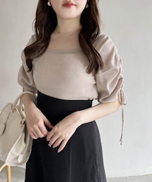 one after another NICE CLAUP | ラメカットトップス(Tシャツ/カットソー)