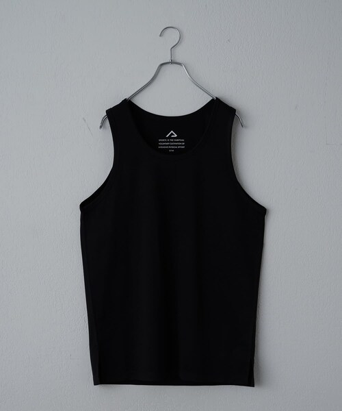 COLONY 2139(コロニートゥーワンスリーナイン)の「【G.Y.M】スポーティーポンチロングタンク(タンクトップ・メンズ・ホワイト/ブラック・M/L)」の2枚目の写真