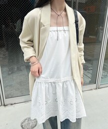 mystic | 【マルチWAY】スカラップレーススカート(スカート)