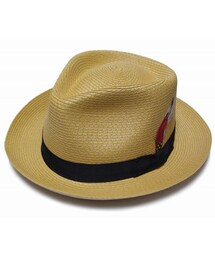 NEW YORK HAT | NY.HAT SEWN　BRAID FEDORA　BEIGE(ニューヨークハット　ストローハットベージュ)Newyorkhat co.(ハット)