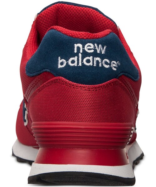 NEW BALANCE(ニューバランス)の「New Balance Men's 574 Pique Polo Casual Sneakers from Finish Line(スニーカー・メンズ・RED・10/7/9.5/7.5/10.5/8/11/11.5/8.5/12/13/14/9)」の7枚目の写真