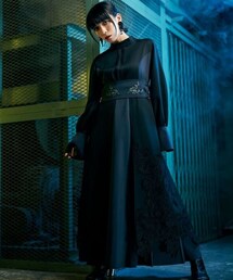 新品【Ado×HARE】レースハイショクワンピースブルー