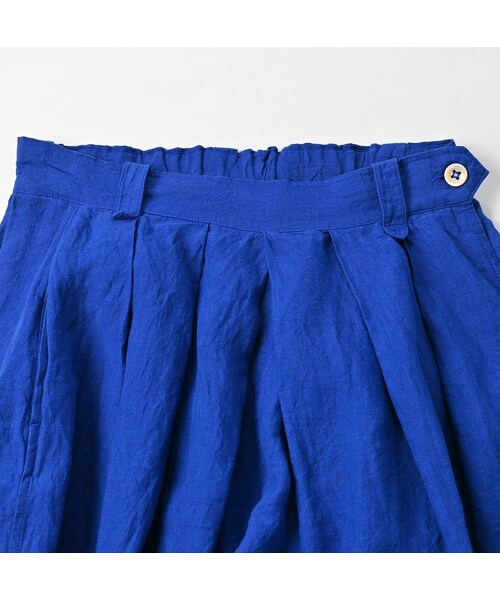 インドリネンシャンブレーのブルマパンツ