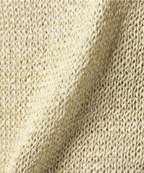 2 class.ics（トゥークラスドットイクス）の「リネンニット（ニット/セーター・メンズ・グレー/グリーン/ネイビー・SMALL/MEDIUM）」の8枚目の写真