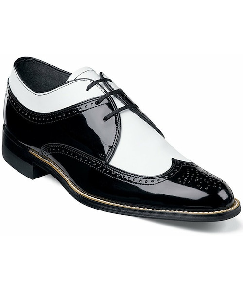 Stacy Adams ステーシーアダムス メンズ 男性用 シューズ 靴 オックスフォード 紳士靴 通勤靴 Desmond Cap-Toe Monk-Strap Loafer - Black