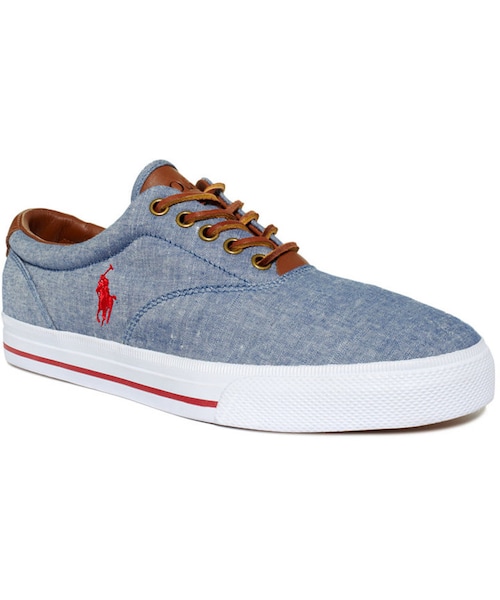 POLO RALPH LAUREN(ポロ ラルフ ローレン)の「Polo Ralph Lauren Vaughn Lace Sneakers(スニーカー・メンズ・Blue・12/13/8.5/7/8/9/11.5/9.5/10.5/11/7.5/10)」の1枚目の写真
