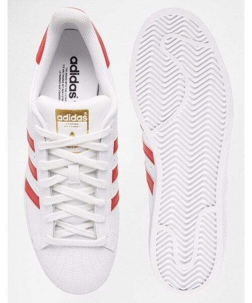 adidas（アディダス）の「Adidas Originals Superstar Trainers（スニーカー・メンズ・white・US 5.5/US 13.5/US 9/US 7.5/US 9.5/US 8.5/US 10.5/US 10/US 11.5/US 12.5）」の4枚目の写真