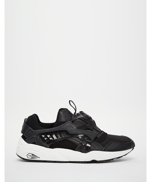 PUMA（プーマ）の「Puma Disc Blaze Mono Trainers（スニーカー・メンズ・black・8.5/9/9.5/6/10/10.5/11/12/13/8/7.5）」の2枚目の写真