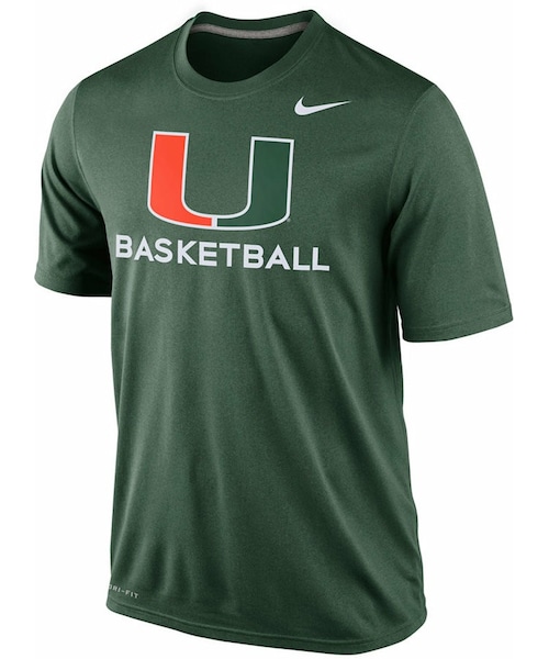 NIKE（ナイキ）の「Nike Men's Miami Hurricanes Basketball Practice TShirt（シャツ