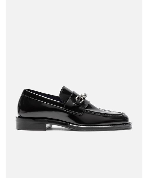 Leather Barbed Loafers