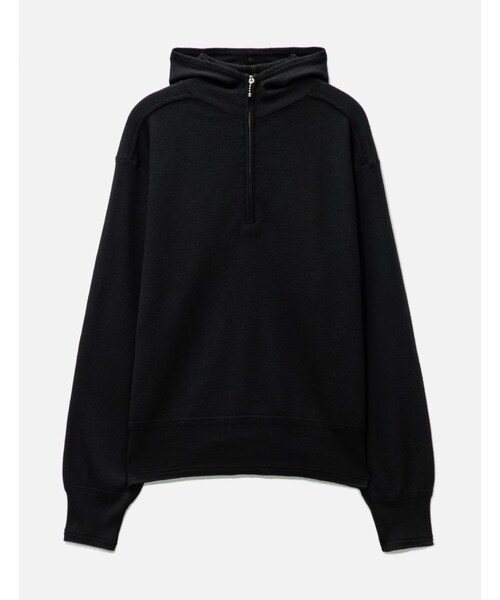 Wool Half-Zip Hoodie