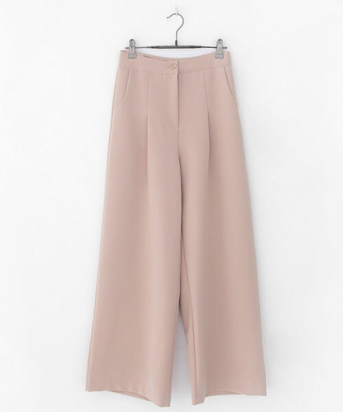 DHOLIC（ディーホリック）の「タックガウチョパンツ（その他パンツ・レディース・ネイビー/ベージュ・Ｓ/Ｍ/S/M）」の2枚目の写真