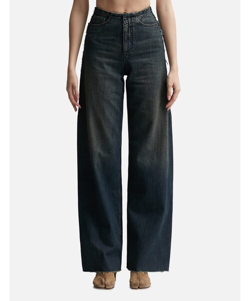 Blue Denim 5-Pocket Pants