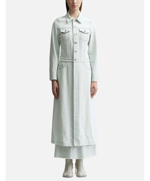 Lightweight Long Denim Coat