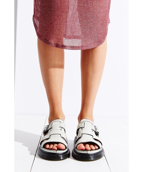 Dr. Martens(ドクターマーチン)の「Dr. Martens Asha Leather Sandal(サンダル・レディース・WHITE/BLACK・8/6/7/9/10)」の7枚目の写真