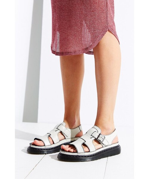 Dr. Martens(ドクターマーチン)の「Dr. Martens Asha Leather Sandal(サンダル・レディース・WHITE/BLACK・8/6/7/9/10)」の12枚目の写真