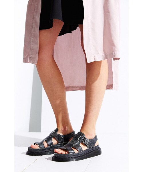 Dr. Martens(ドクターマーチン)の「Dr. Martens Asha Leather Sandal(サンダル・レディース・WHITE/BLACK・8/6/7/9/10)」の3枚目の写真