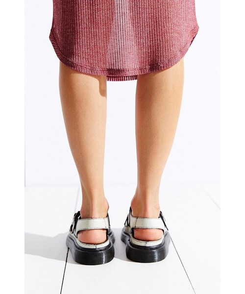 Dr. Martens(ドクターマーチン)の「Dr. Martens Asha Leather Sandal(サンダル・レディース・WHITE/BLACK・8/6/7/9/10)」の8枚目の写真