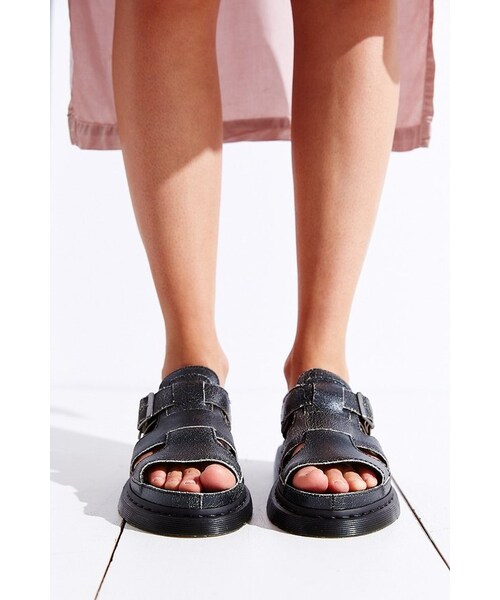 Dr. Martens(ドクターマーチン)の「Dr. Martens Asha Leather Sandal(サンダル・レディース・WHITE/BLACK・8/6/7/9/10)」の10枚目の写真