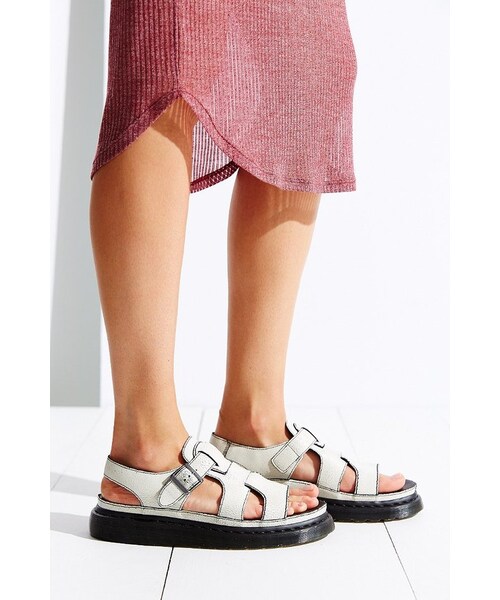 Dr. Martens(ドクターマーチン)の「Dr. Martens Asha Leather Sandal(サンダル・レディース・WHITE/BLACK・8/6/7/9/10)」の9枚目の写真